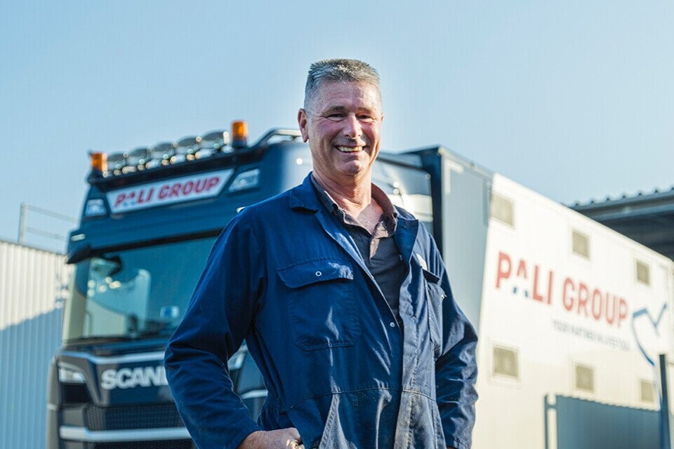 Chauffeur Varkenstransport