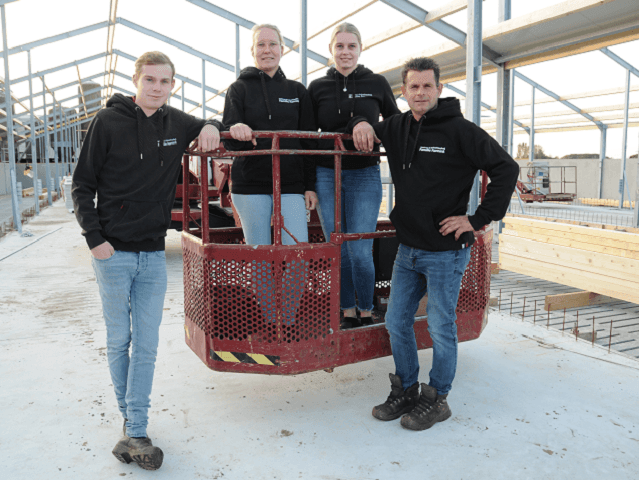 Nieuwe stal klaar voor levering dagverse mest